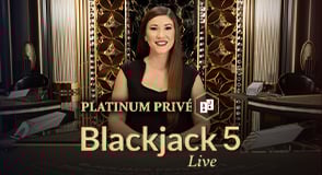 Platinum Privé Blackjack 5